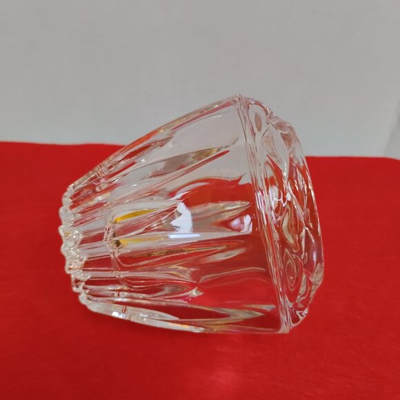 Princess House Votive Candle Holder Lead Crystal Highlights #872 Vintage - Picture 4 of 7